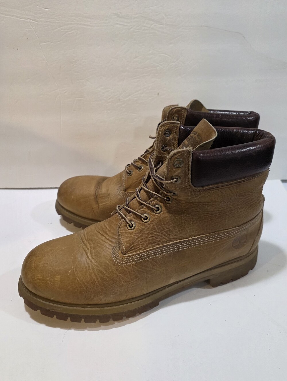 Brown Lug-Sole Boots Timberland Size 14 Boots Hiking Premium Leather